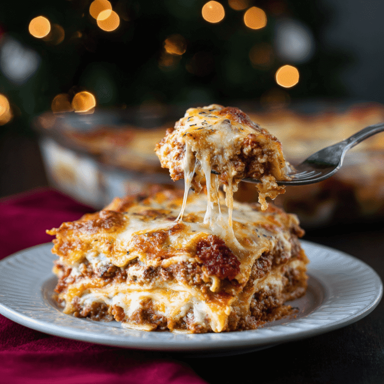 Christmas Eve Lasagna Recipe