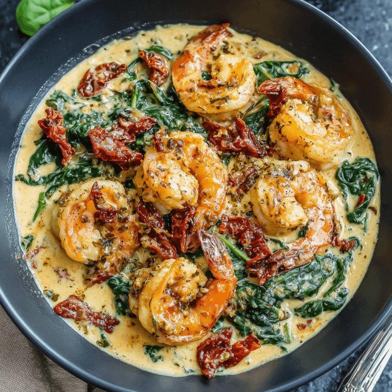 Creamy Tuscan Shrimp Recipe