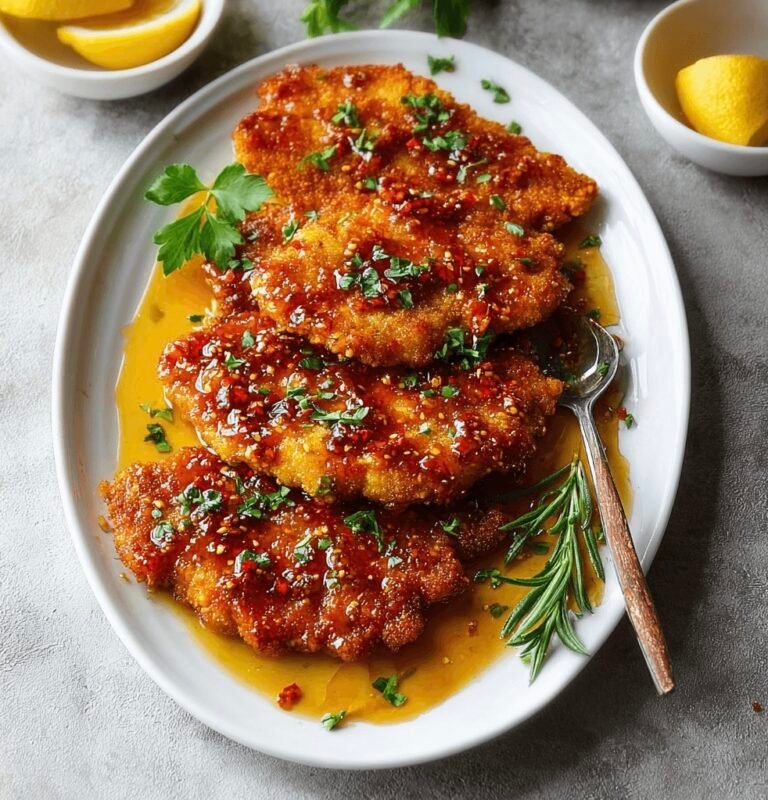 Hot Honey Chicken Cutlets Recipe