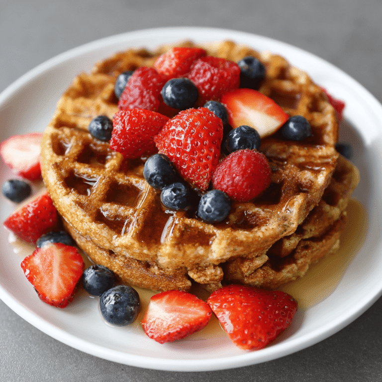 Easy Healthy Protein Waffles Recipe