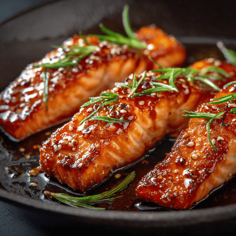 20-Minute Honey Garlic Glazed Salmon Recipe