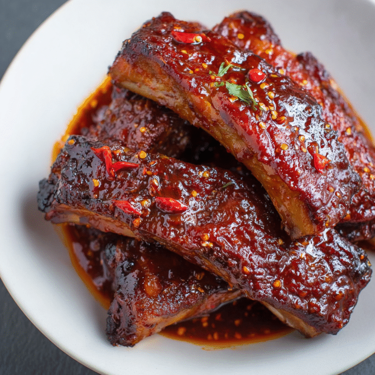 Spicy Braised Pork Ribs