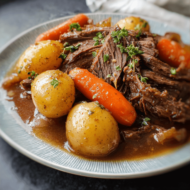 Melt-in-Your-Mouth Slow Cooker Pot Roast