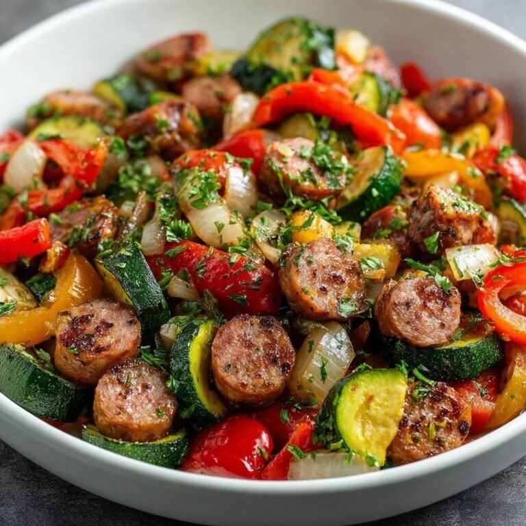Easy Sausage and Veggie Skillet for a Quick, Flavorful Dinner