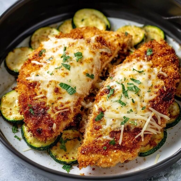 Crispy Parmesan Zucchini Chicken Dinner Made Easy in the Air Fryer
