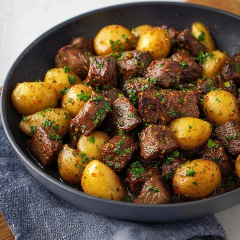How to Make Honey Butter Steak Bites with Potatoes That Melt in Your Mouth