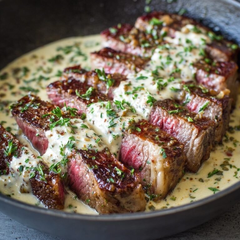How to Make the Best Steak Ever with Creamy Garlic Sauce at Home